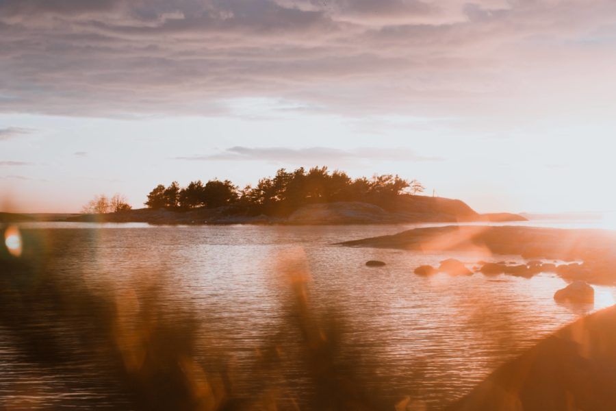 Landschaft in Finnland