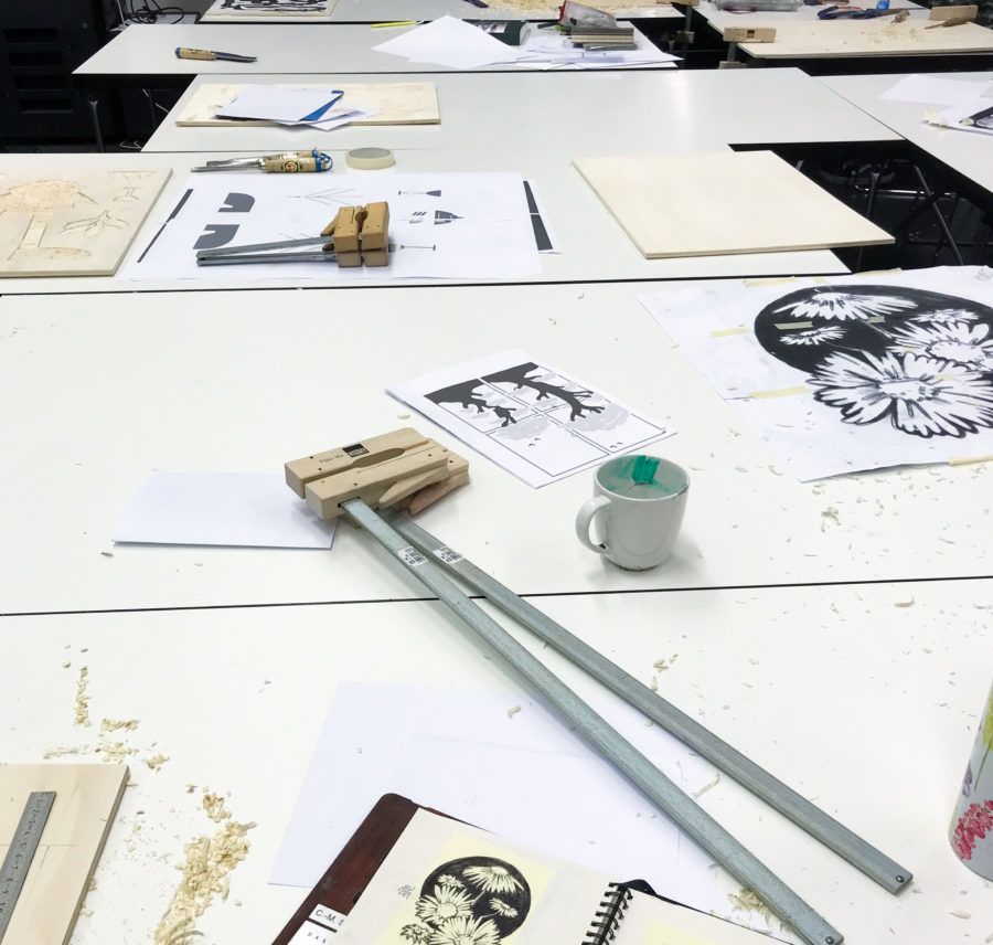 Eindrücke vom WoodcutWorkshop 2021