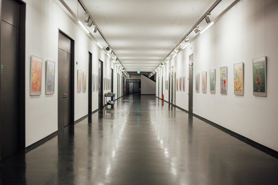 Der Ausstellungsgang.