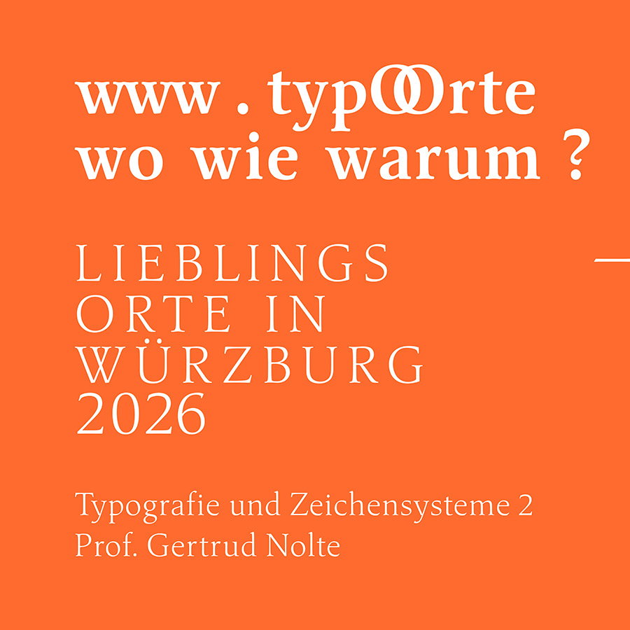 Logo für den Typografiekurs im 2. Semester 2026
