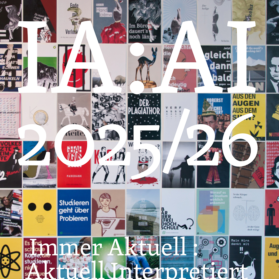 Beispielhafte Wand mit vielen politischen Plakaten