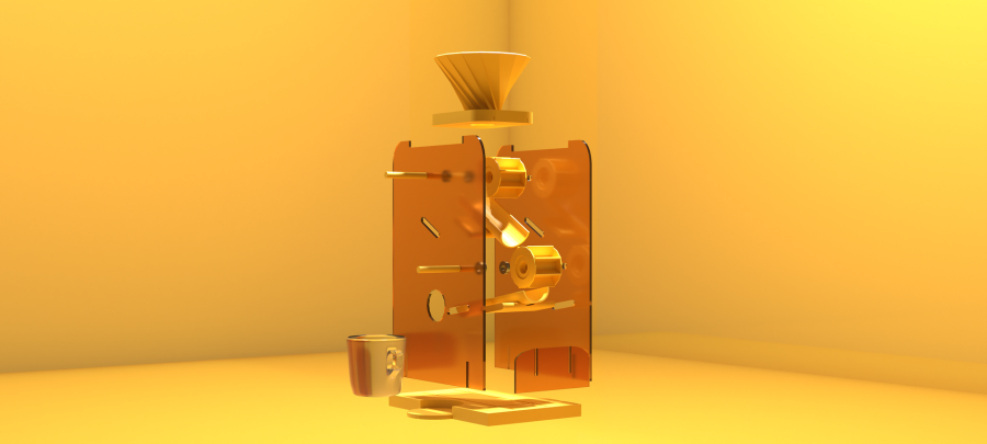 SLOMA Kaffeemaschine Explosionsansicht