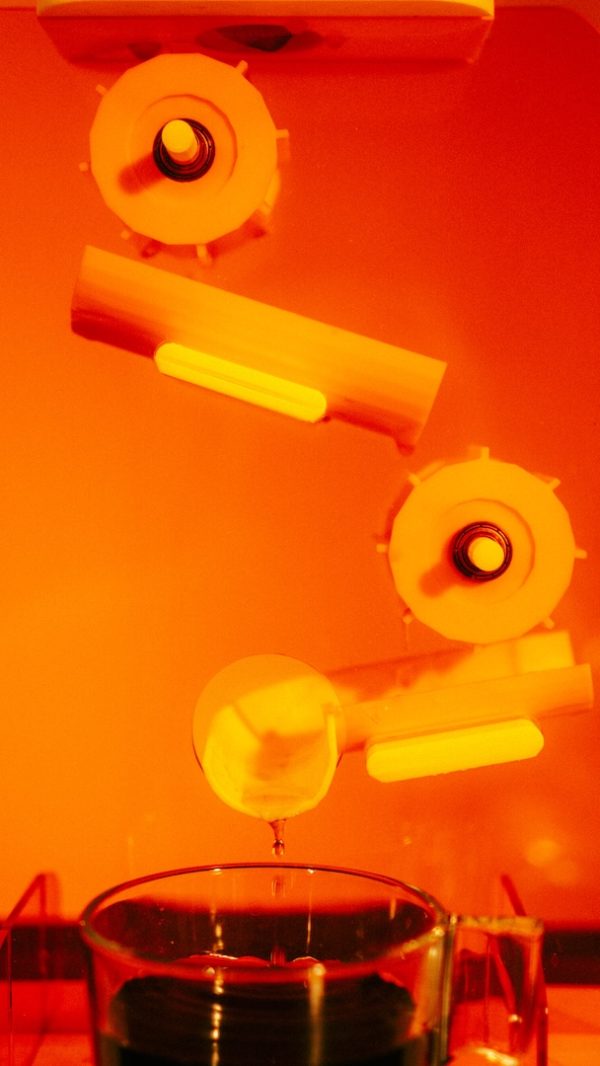 SLOMA Kaffeemaschine Nahaufnahme Zahnräder