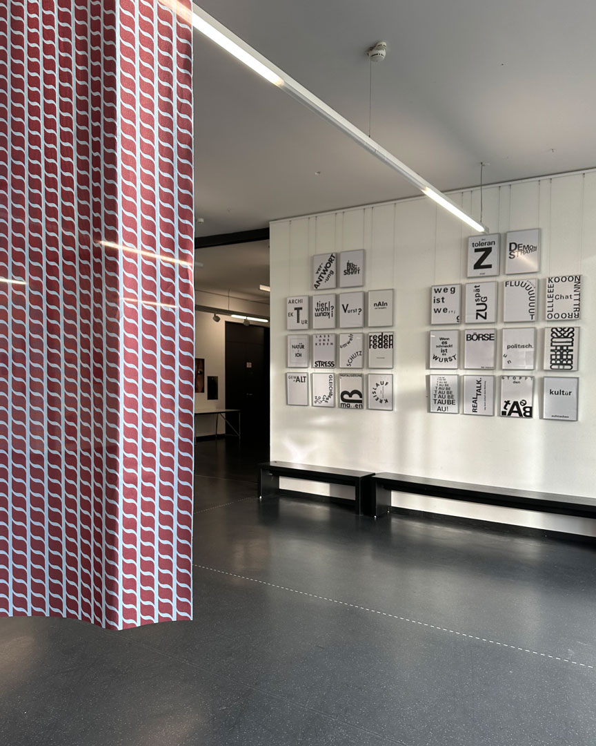 Ausstellung der Erstsemester "kleine typoschau"