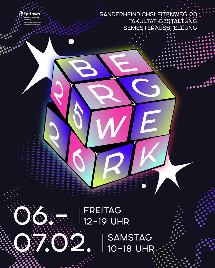 Bergwerk - Semesterausstellung Winter 2025/26 der Fakultät Gestaltung Würzburg