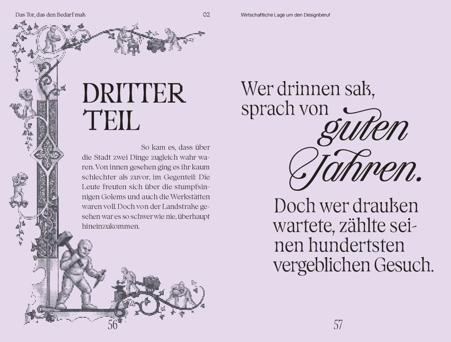 design ein märchen
buchseiten